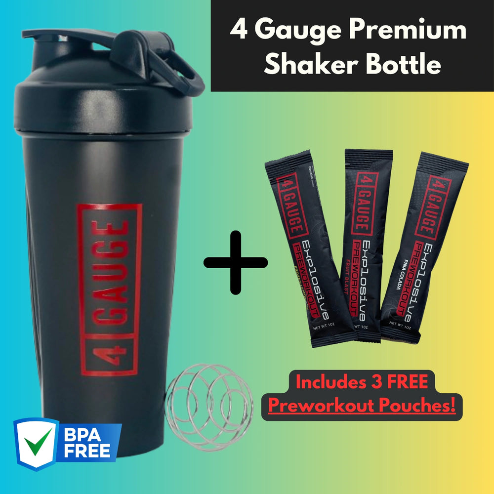 4 GAUGE Premium Shaker Bottle