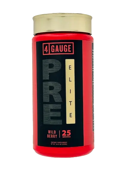 
                      
                        4 GAUGE ELITE Pre Workout
                      
                    